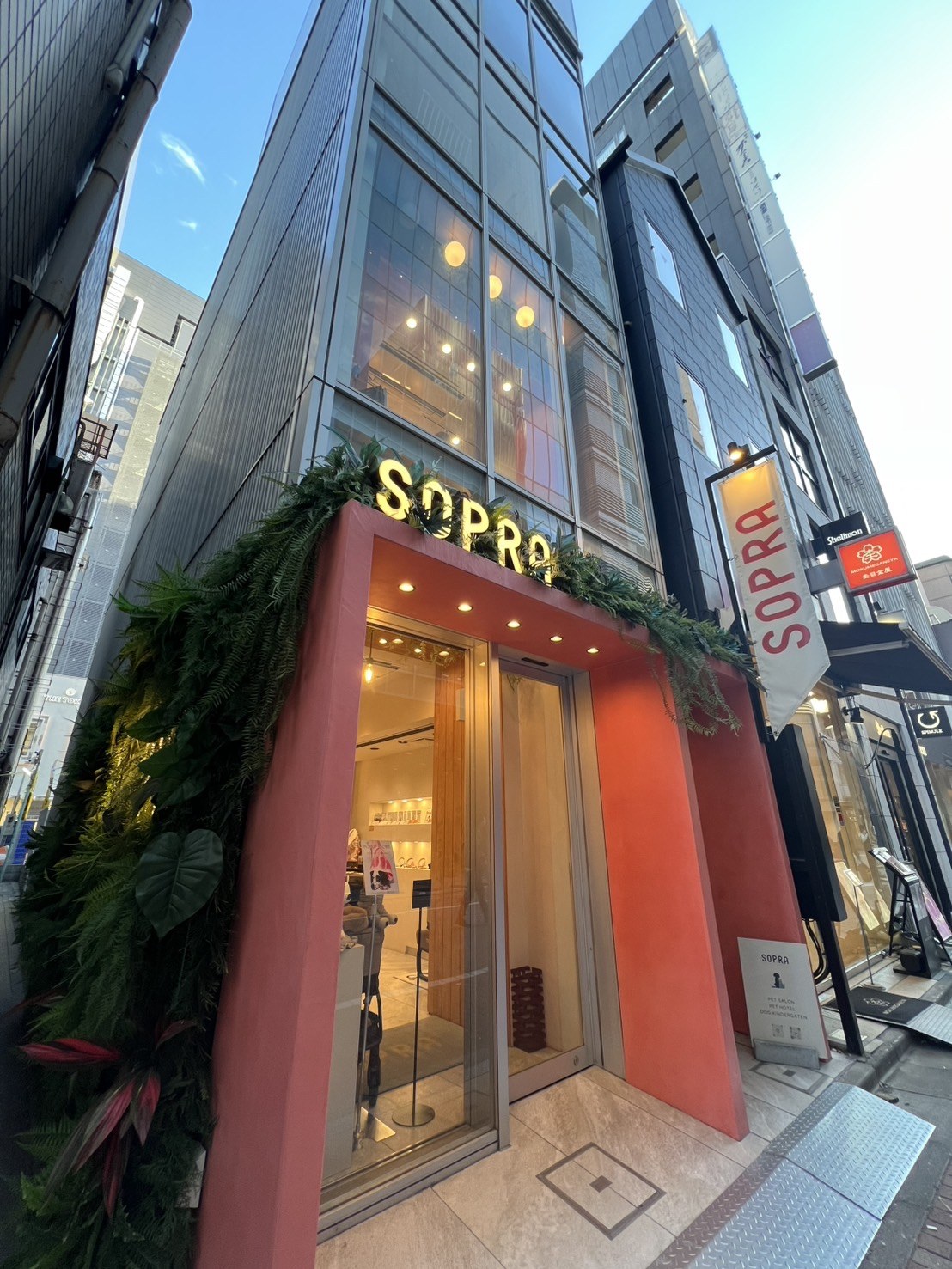 SOPRA 銀座本店の外観